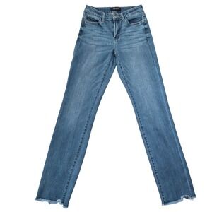 Judy Blue Boyfriend Fit Jeans Womens Size 3/26 Distressed‎ Medium Wash Denim